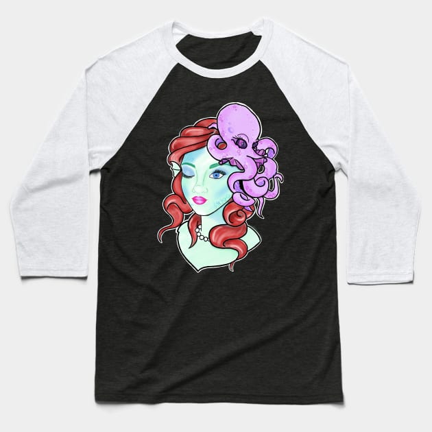 Mermaid Baseball T-Shirt by ScaleTail